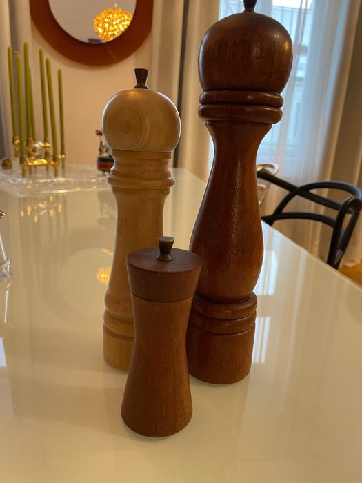 Dansk Design  Rășnițe moara pt sare și piper stil scandinav midcentury