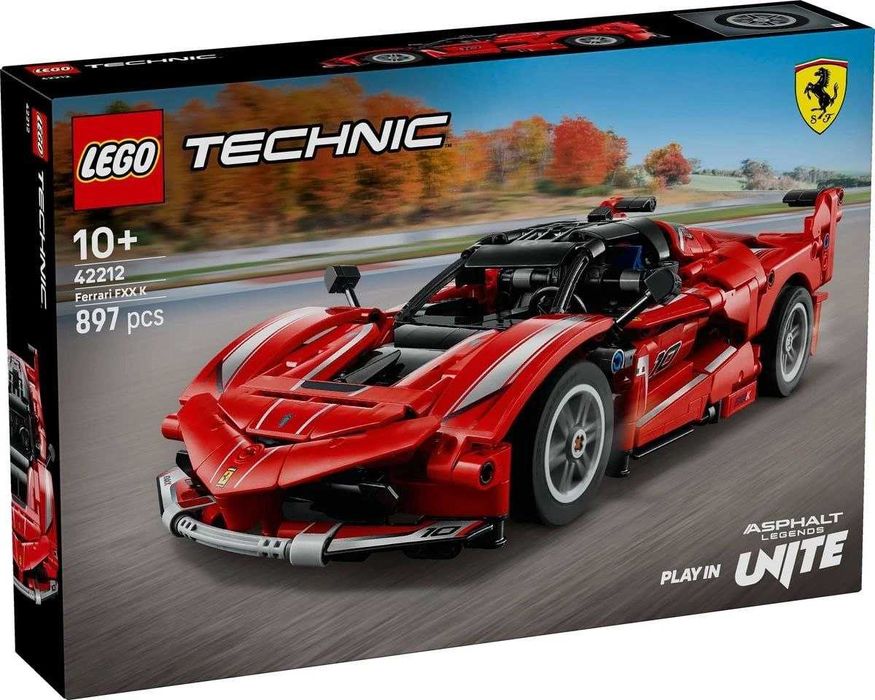 Конструктор LEGO Technic Ferrari FXX K Toy Car 42212! Новый в коробке!