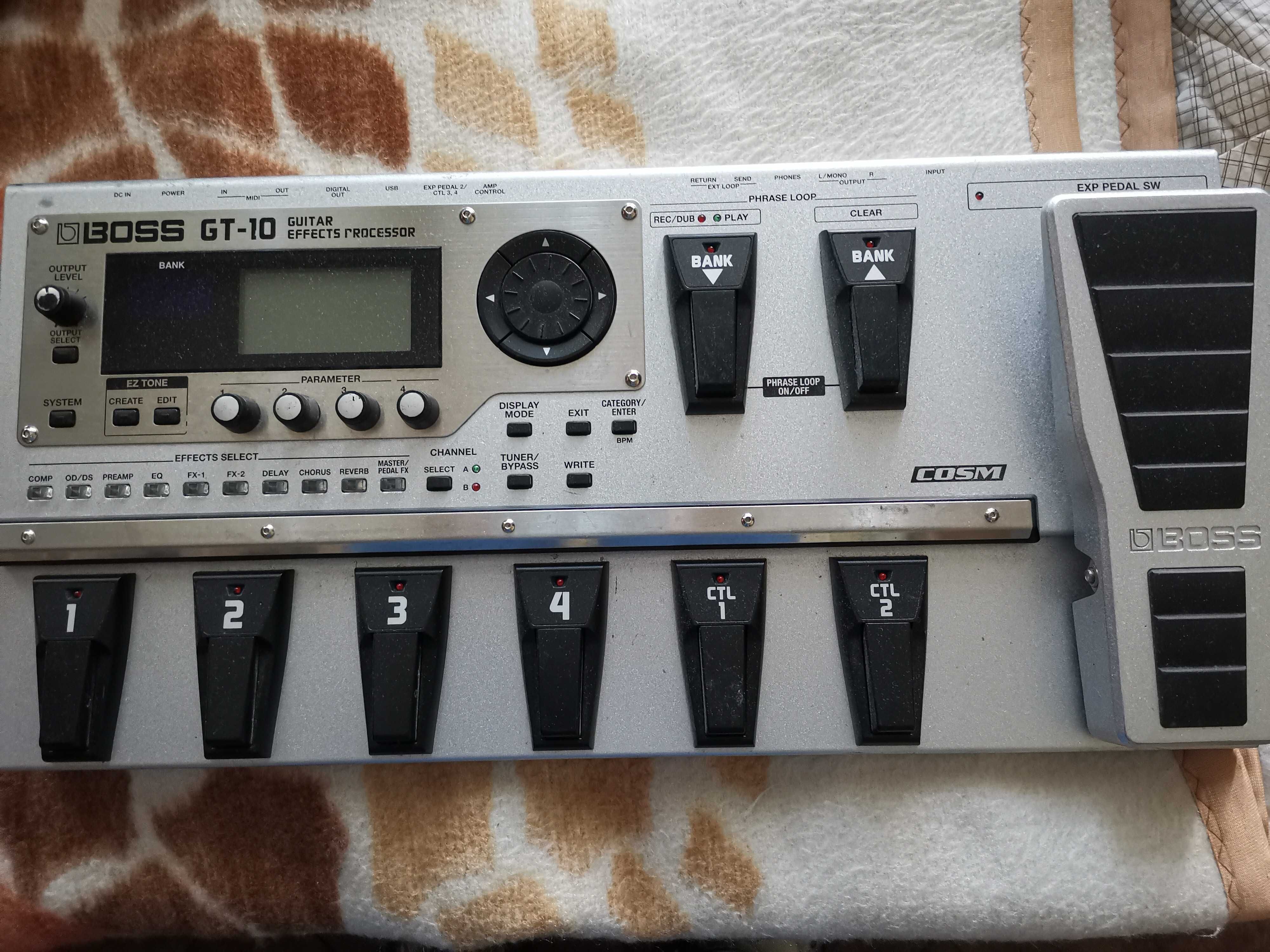 Boss gt10   processor