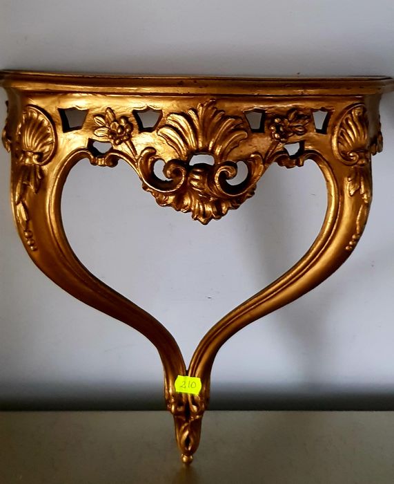 Consolă veche din lemn masiv