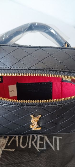 Geanta Piele Neagra Yves Saint Laurent