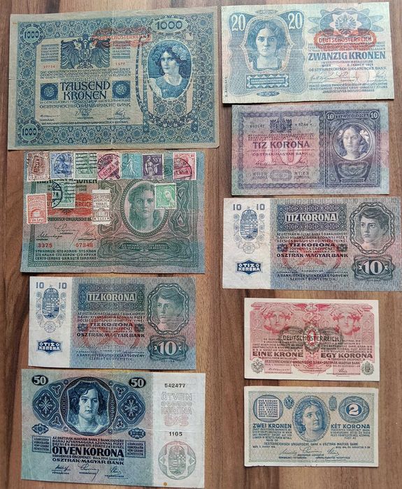 Bancnote Ungaria și Norvegia