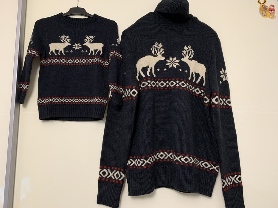 Set Mama/Tata copil H&M tematica Craciun