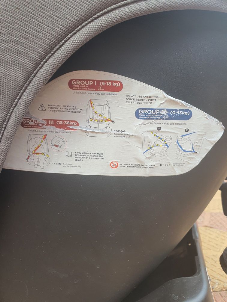 Scaun auto copii isofix