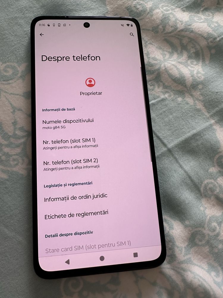 Motorola G84 blue 256 gb liber de retea
