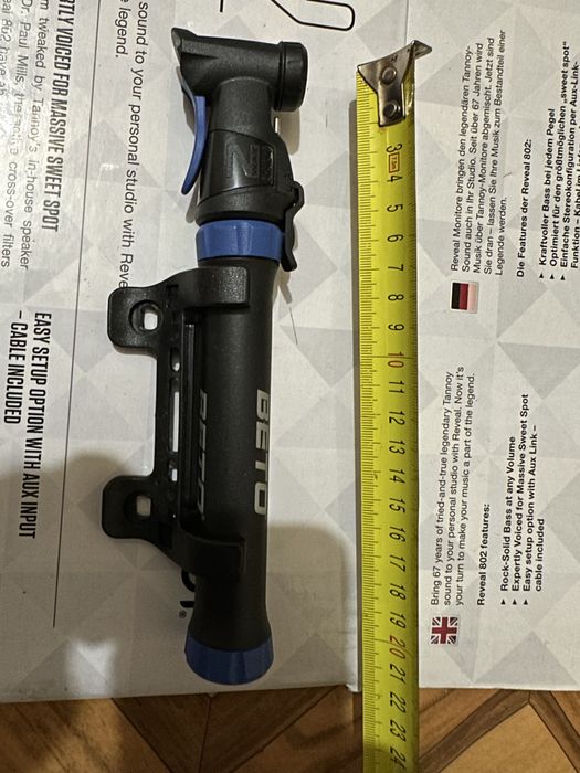 Pompa bicicleta Beto double action