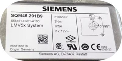 Сервопривод Siemens SQM45.291B9
