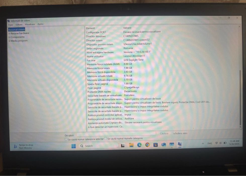 Laptop Lenovo ThinkPad T480s - i7, SSD Windows11 PRO  usor /performant