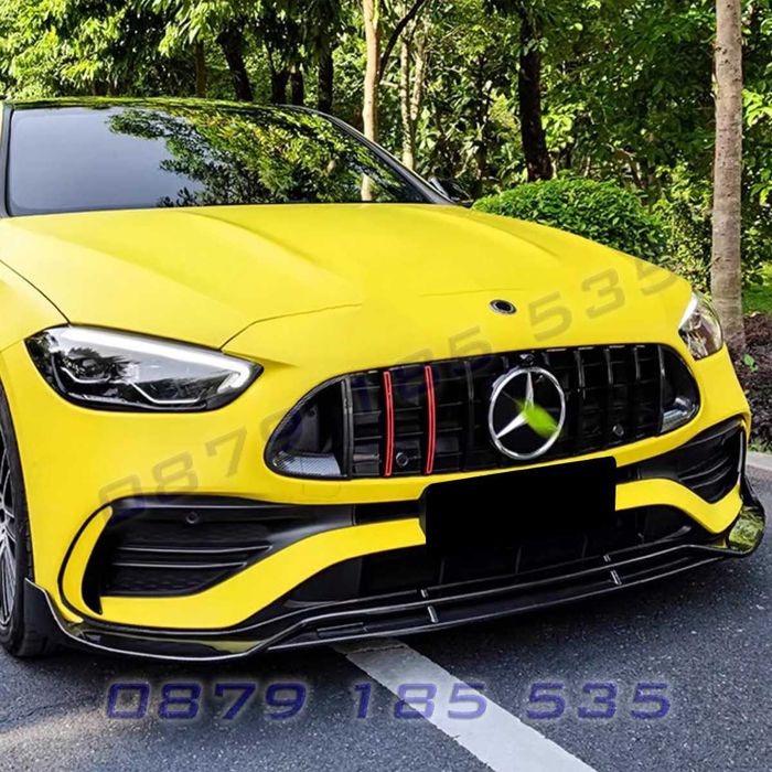Тунинг преден спойлер лип splitter AMG Mercedes A W177 мерцедес амг