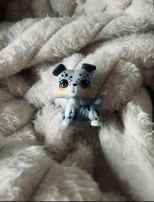 Collie Kitten Dihor Figurine Littlest Pet Shop Lps Generația 7 Wave 4