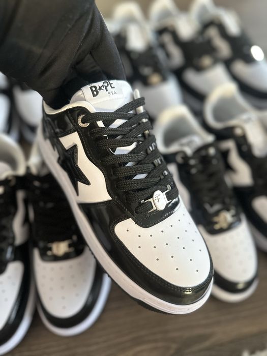 Bapesta Black White Star Calitate Premium