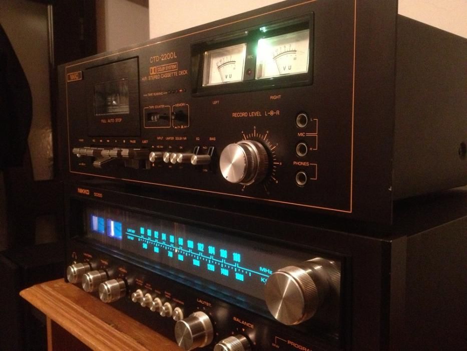 Linie Audio NIKKO : Amplituner 5055 + Deck CTD -2200L -Japan/Impecabil