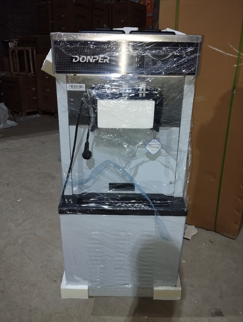 Frezer donper Muzqaymoq aparat Frezer Arginali 220V domper