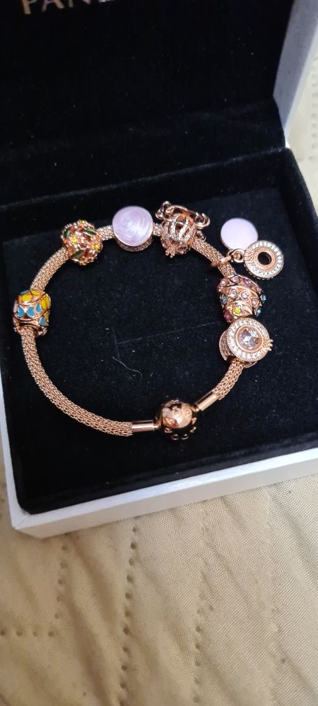 Пандора нишка rose gold