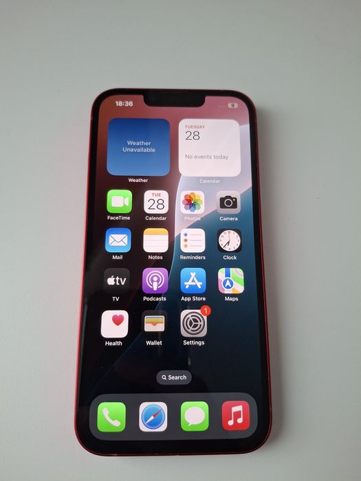 iPhone 13 128gb red baterie 100%