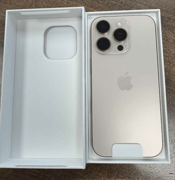100% БАТЕРИЯ КАТО НОВ Iphone 16 Pro Max 256GB Desert 5G 24м. ГАРАНЦИЯ