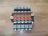 Distribuitor electric 5 sectiuni 12-24 VDC 50 litri minut industrie