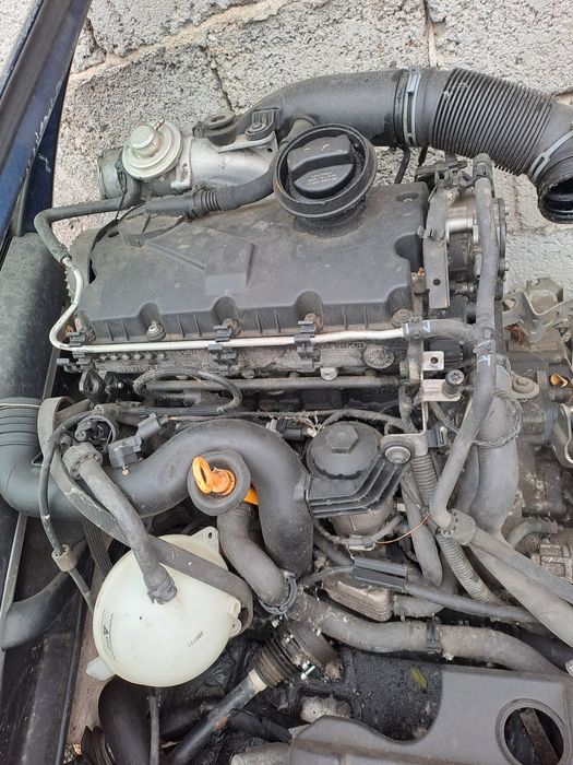 Piese motor 1.9tdi 105cp cod BJB, chiulasa, injectoare, turbo VW AUDI