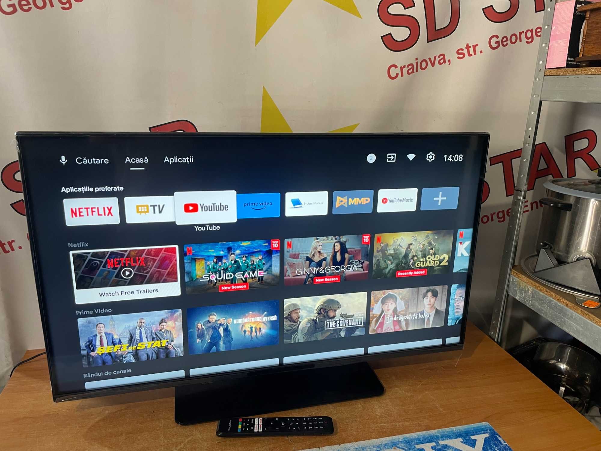 Televizor SMART Android Triplu Tuner Prosonic40UA7024/102cm Garantie