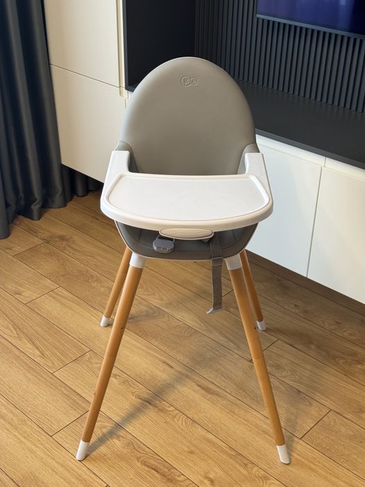 Столче за хранене KinderKraft Fini, сиво