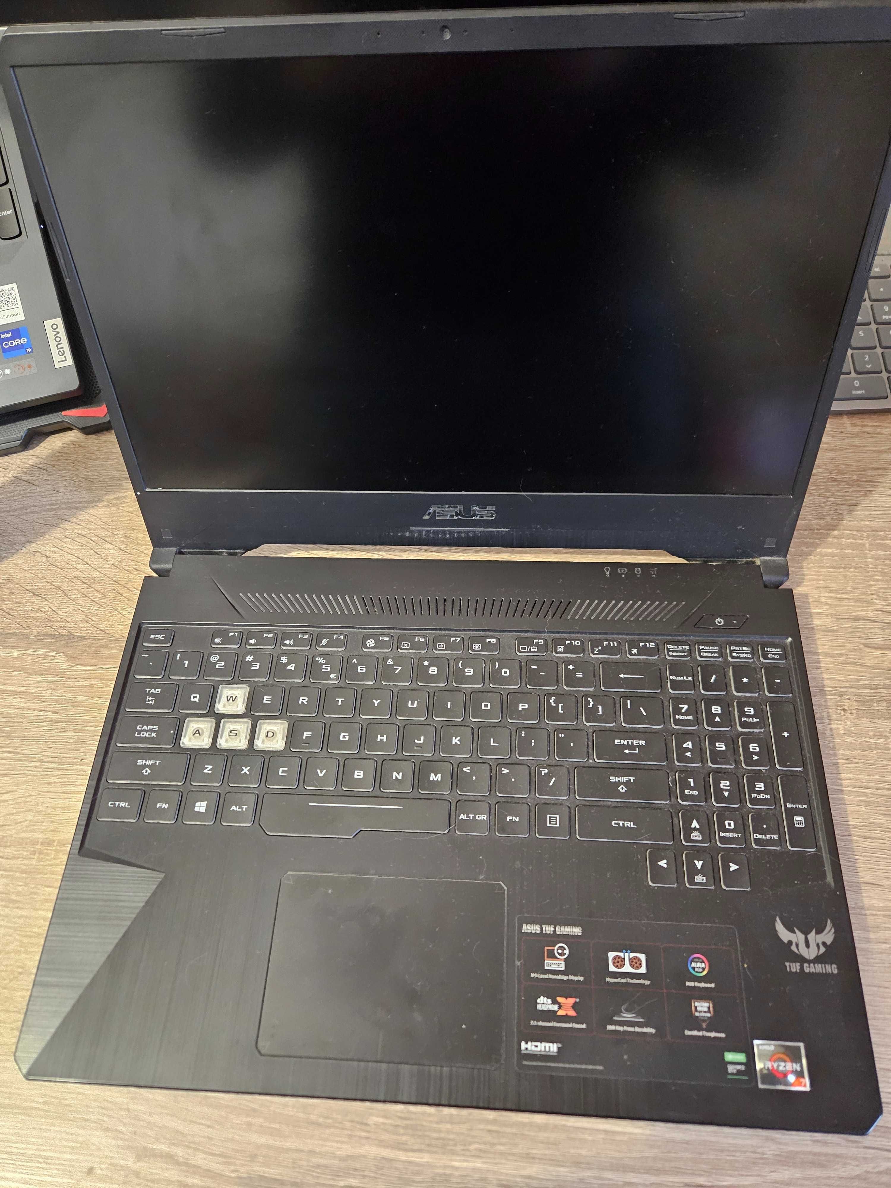Laptop ASUS TUF FX505DT-BQ030, AMD Ryzen7 3750, NVIDIA GeForce GTX1650