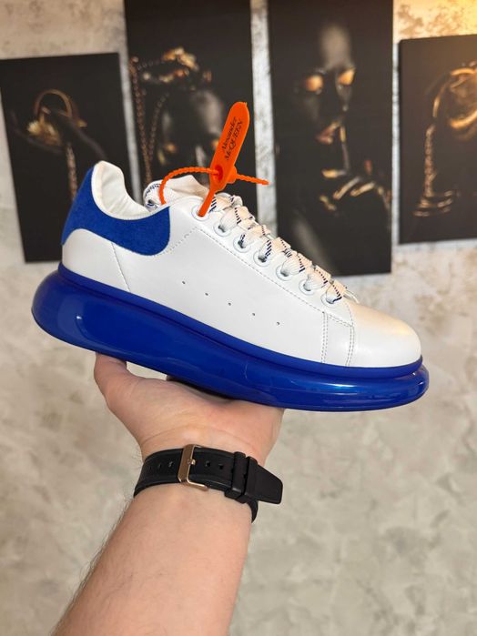 Alexander Mcqueen White & Blue Silicon!