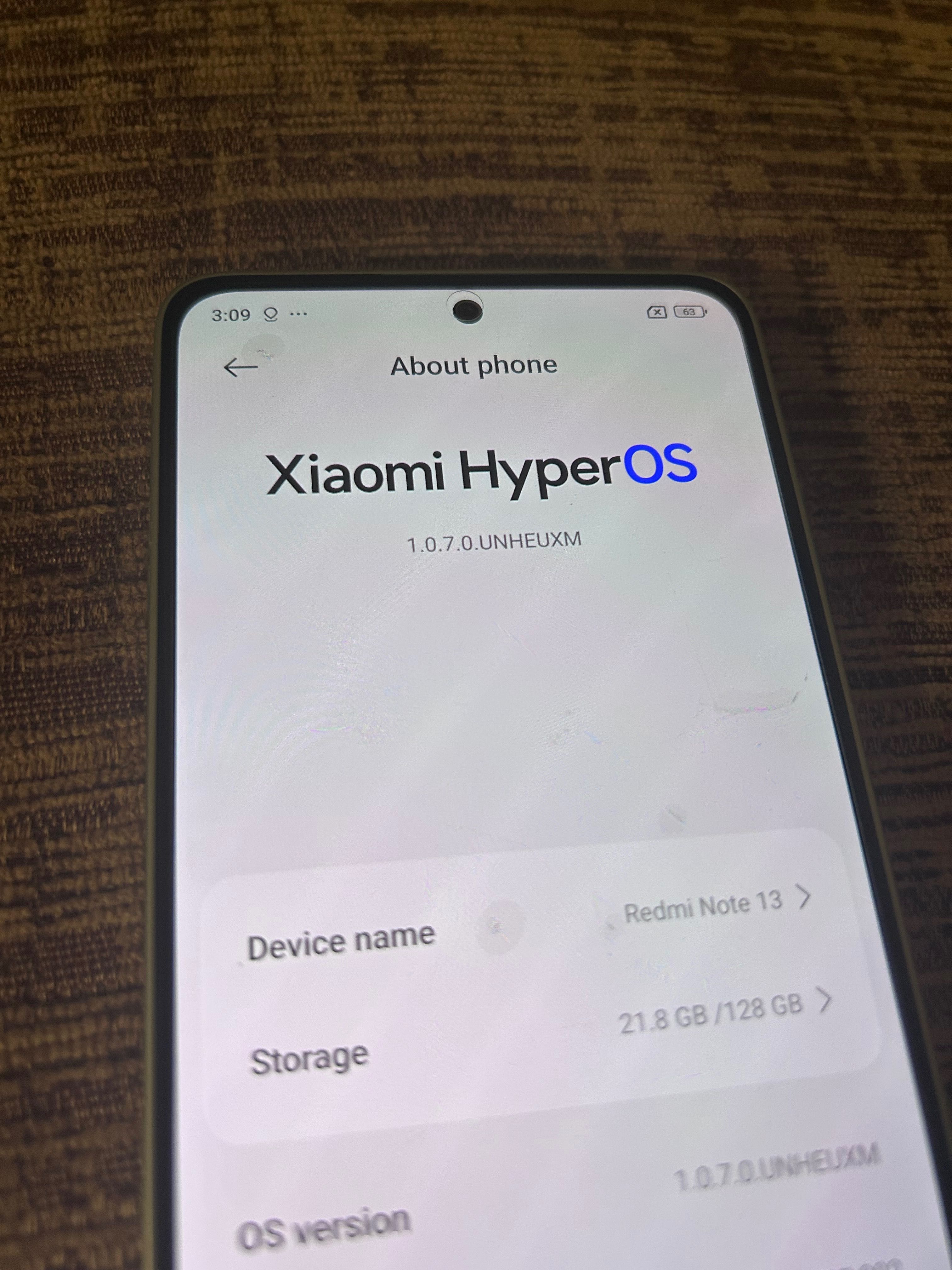 Xiaomi Redmi note 13