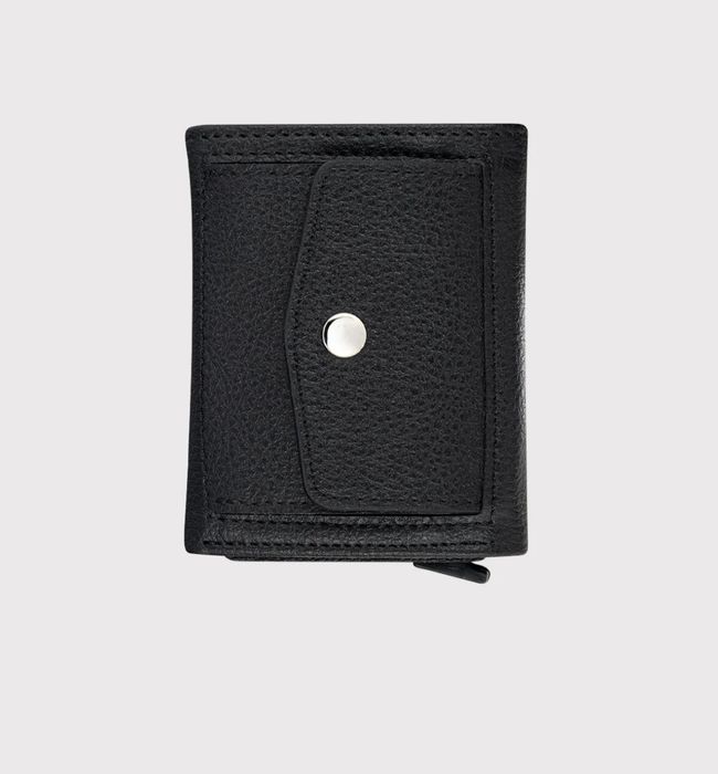 Черен портфейл с малтийски механизъм