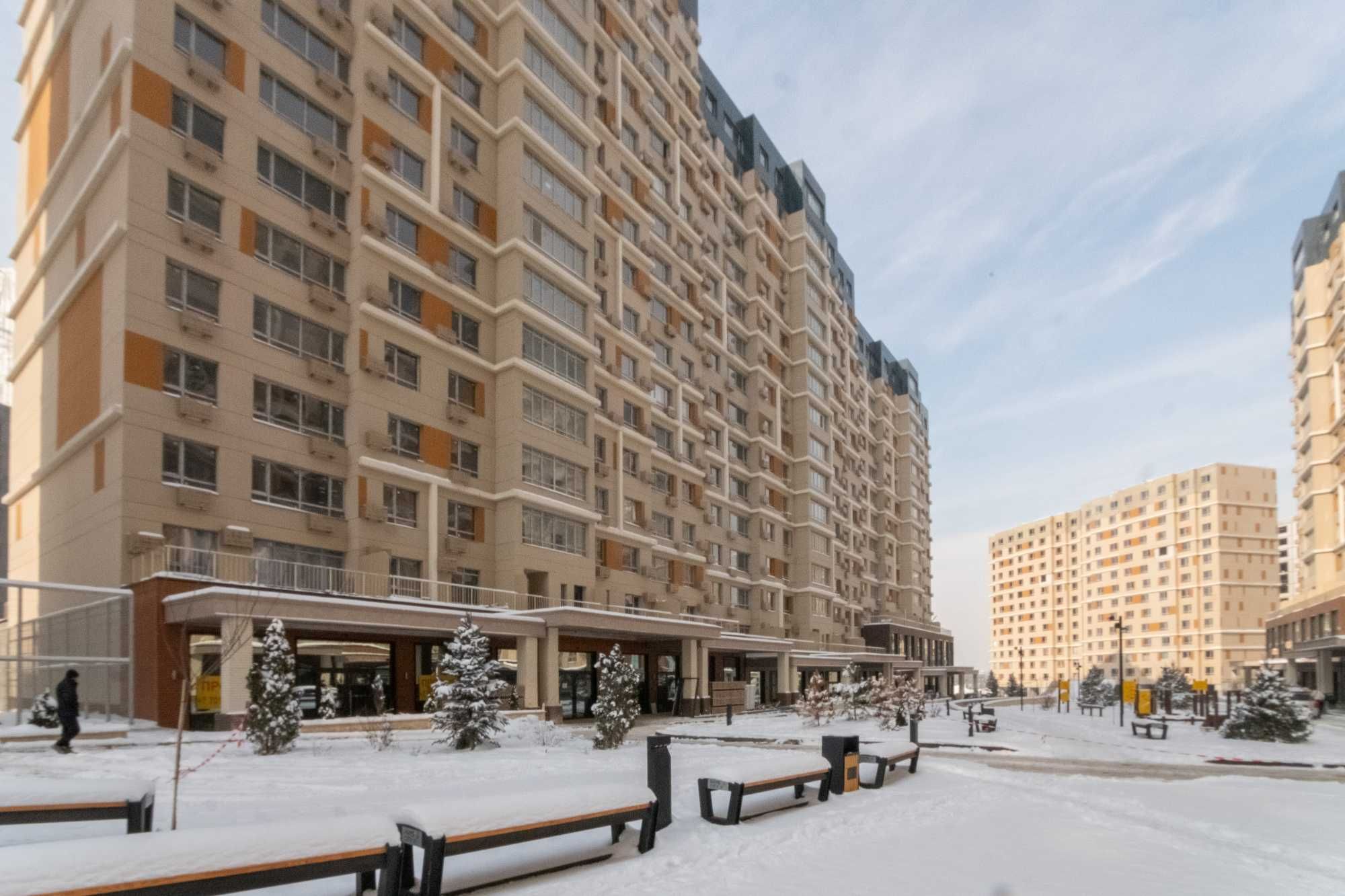 2-комнатная квартира, 56.2 м², 13/18 этаж, Жандосова 94А