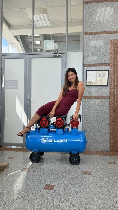 Компрессор воздушный поршневой с приводом за 10 895тг/м в РАССРОЧКУ