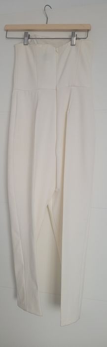 Salopeta alba eleganta ASOS marime 38