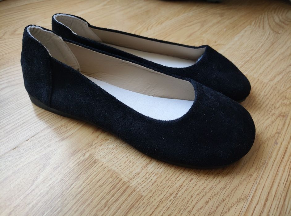 Balerini negri masura 40 cu varf rotund NOI