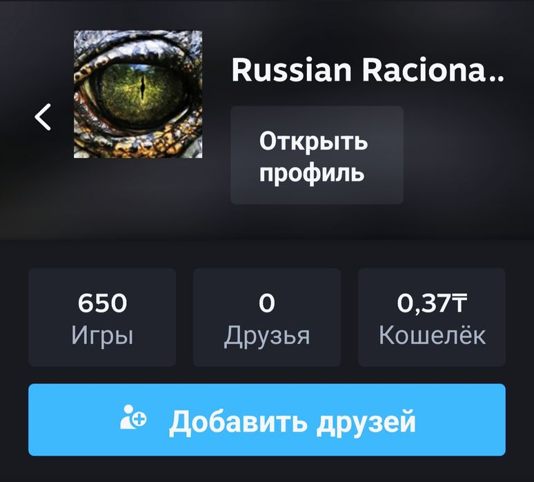 Аккаунт Steam: 650+ игр, 11 уровень, 1 пользователь, регион Казахстан!