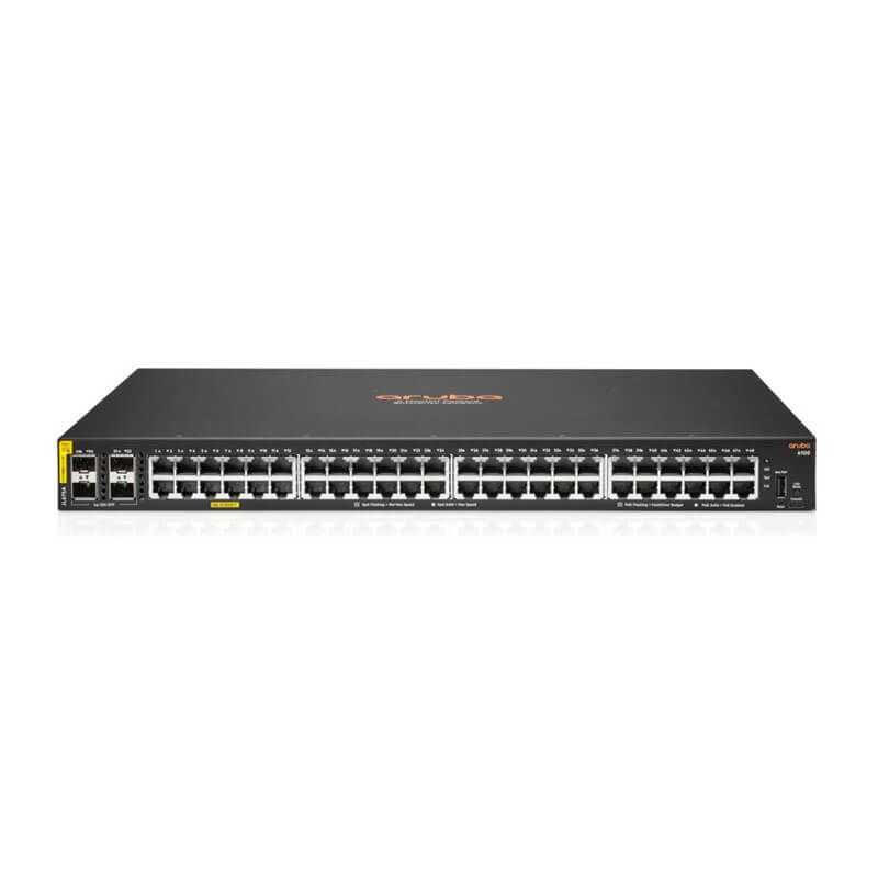 Switch JL675A - Aruba 6100 Series 48G Class4 PoE 4SFP+ 370W