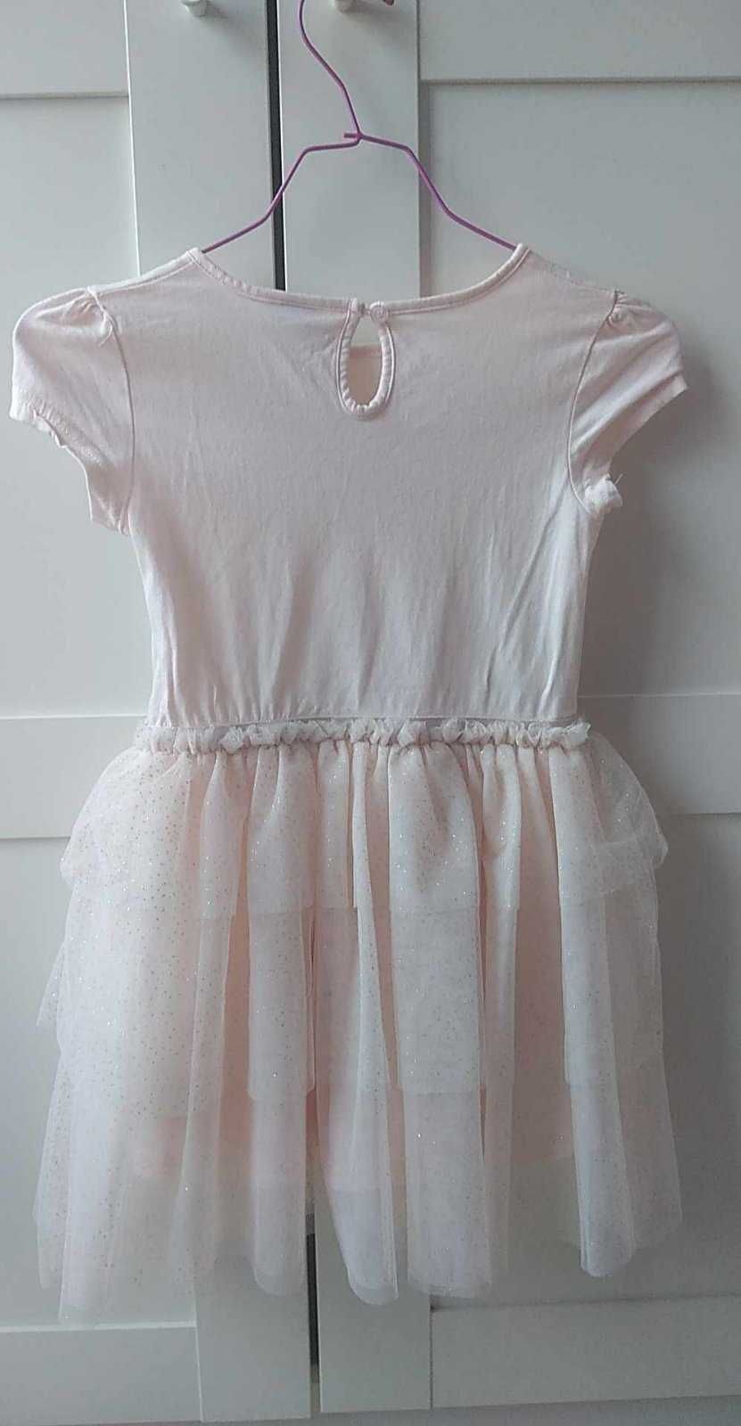 Лятна рокля за момиче с тюл в розово