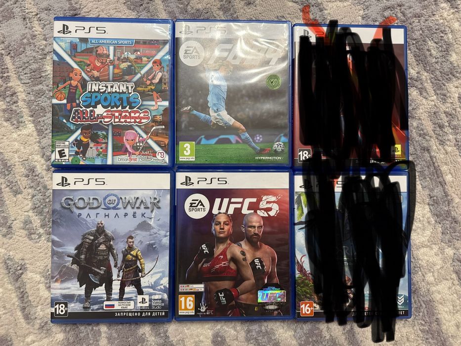 Игры ps5 по 10,000 тенге, торга, обмена нет