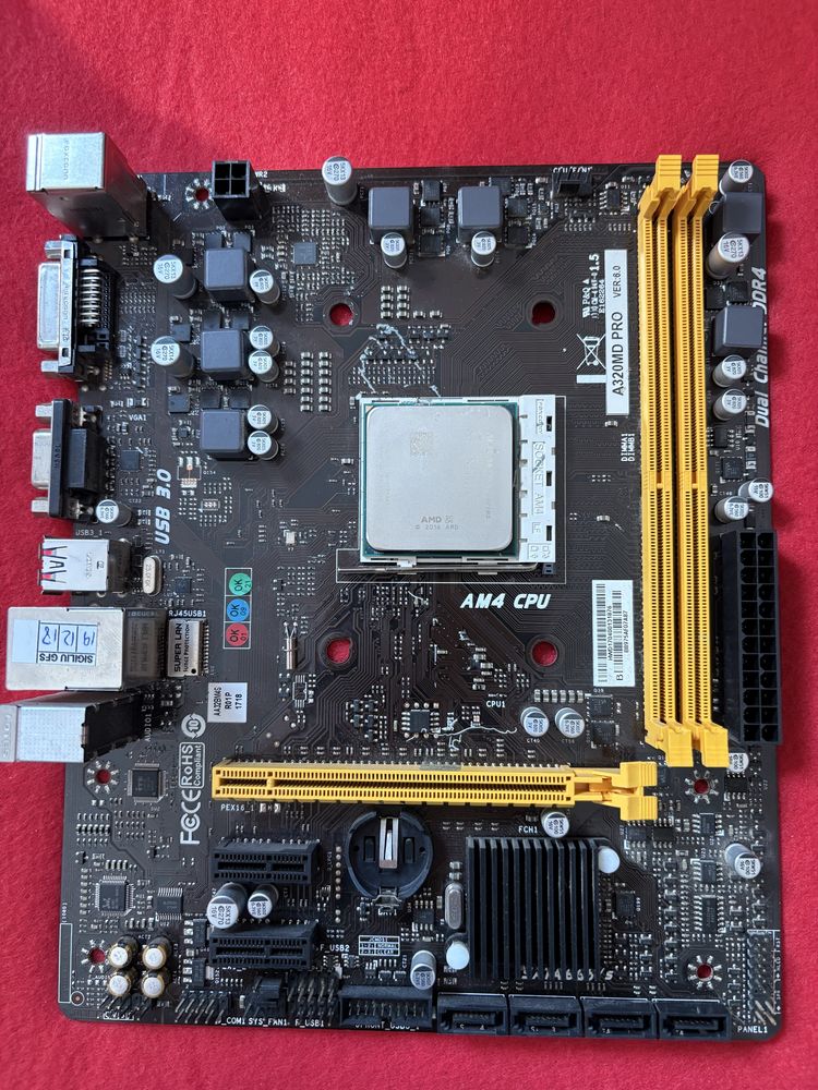 placa de baza+procesor amd