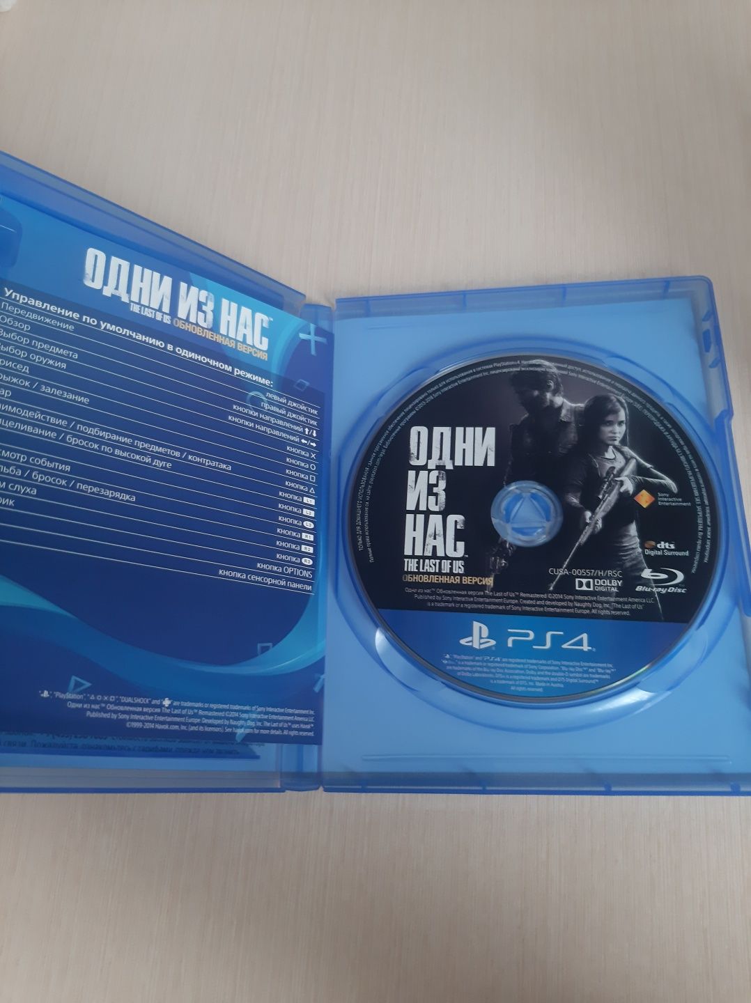 Игра The last of us: remastered PS4