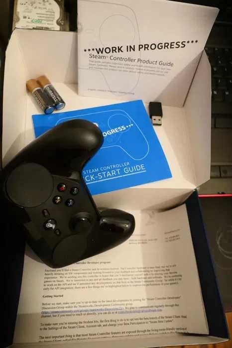 Valve STEAM Controller MODEL 1001 SAMPLE USE ONLY Maneta Gaming Jocuri
