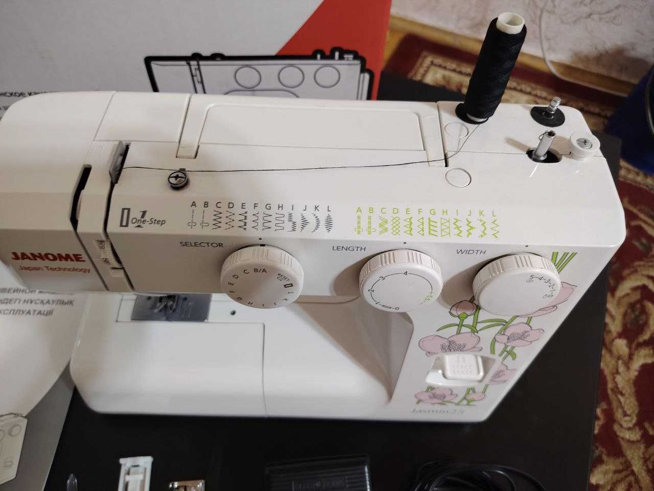 Продаётся швейная машина Janome Jasmin 25 автомат, 25 операций