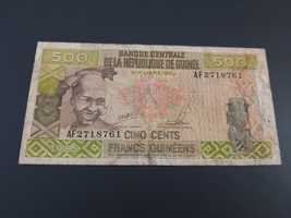 Bancnota 500 Francs 1960 Guineea
