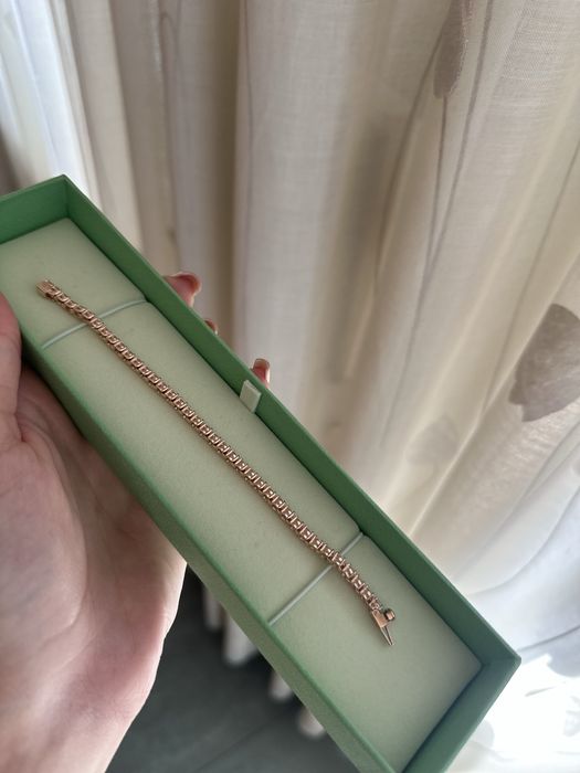 Swarovski Matrix Tennis Bracelet ROSE GOLD