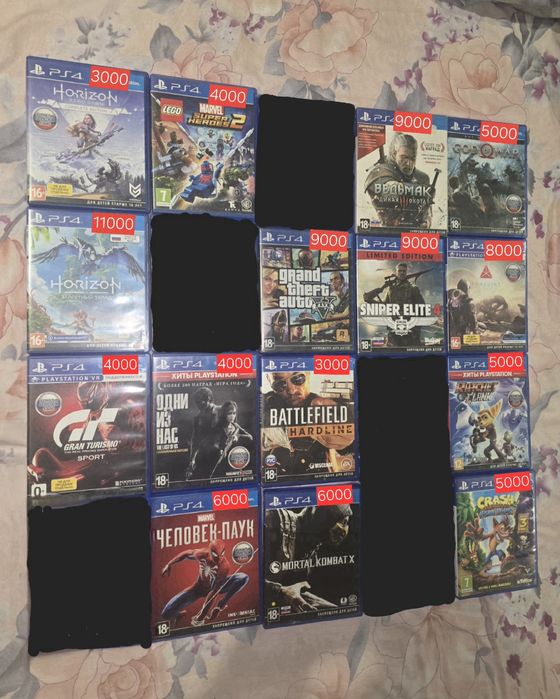 Диски для ps4 в отличном состоянии.