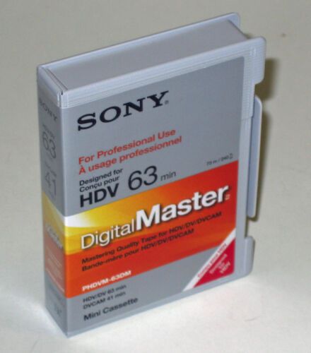 SONY Digital Master PHDVM-63DM професионални видео касети (нови).