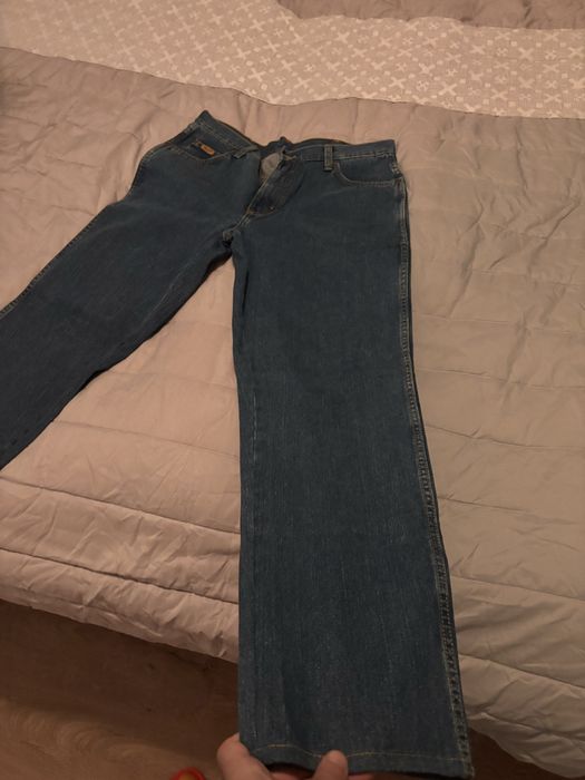 Blugi wrangler originali, noi, regular fit, classic look marime 34/34