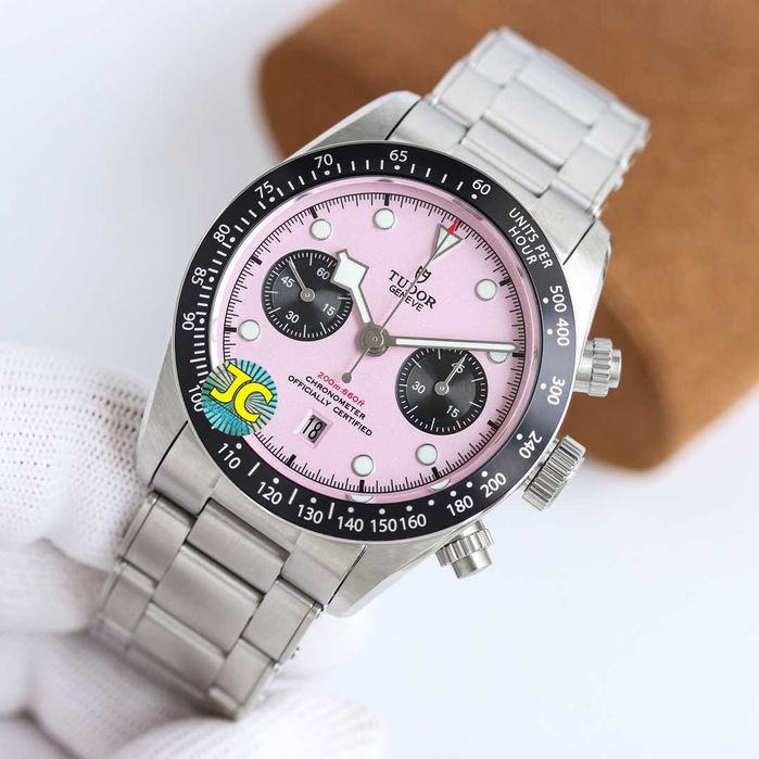 Ceas barbatesc automat Tudor Black Bay Chrono Pink