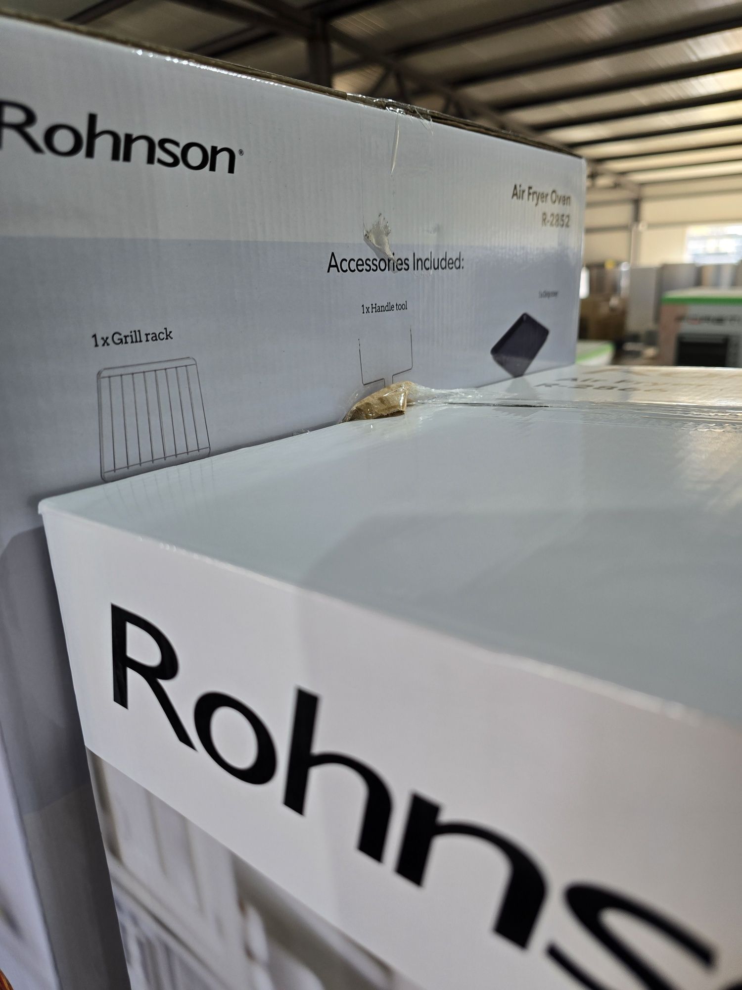 Нов 12 литра фритюрник с горещ въздух Air Fryer Rohnson R2852