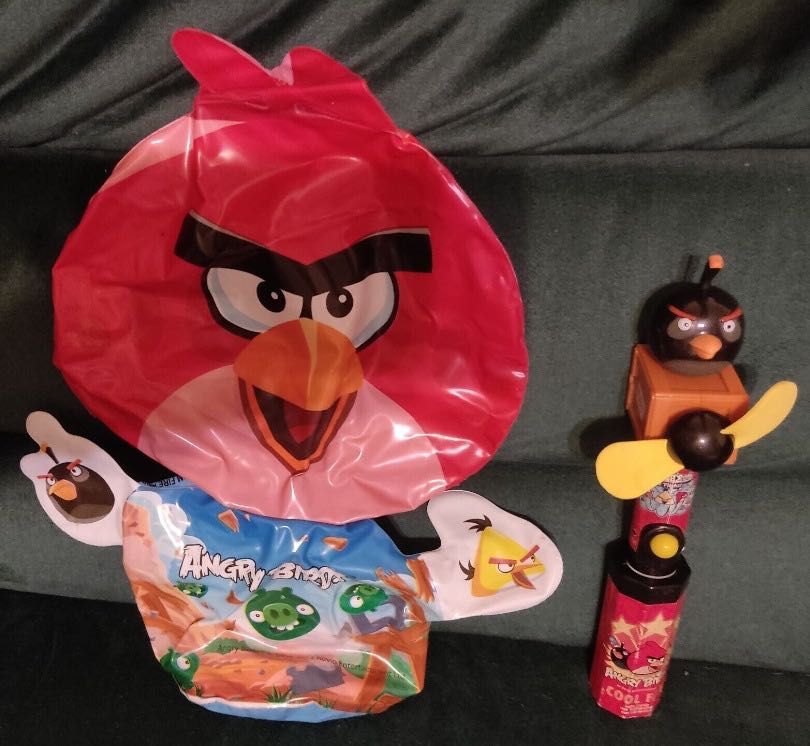 Set 9 Figurine ANGRY BIRDS: 6 MC Donalds ROVIO + 3 Figurine mari