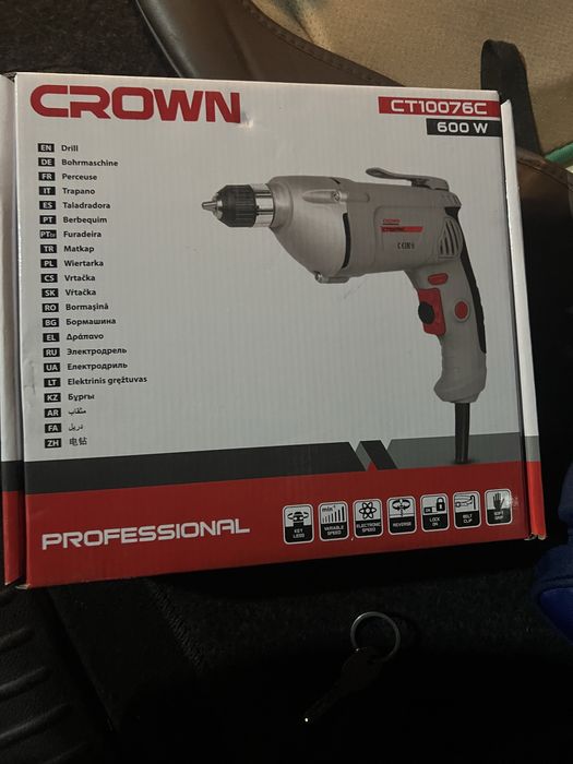 Продам дрель crown