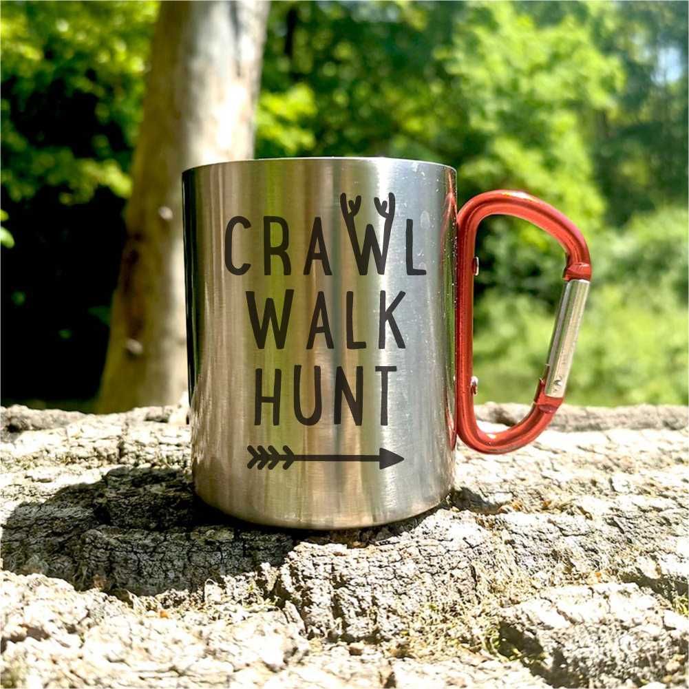 Cana Cadou Personalizata pentru Copii - Crawl Walk Hunt